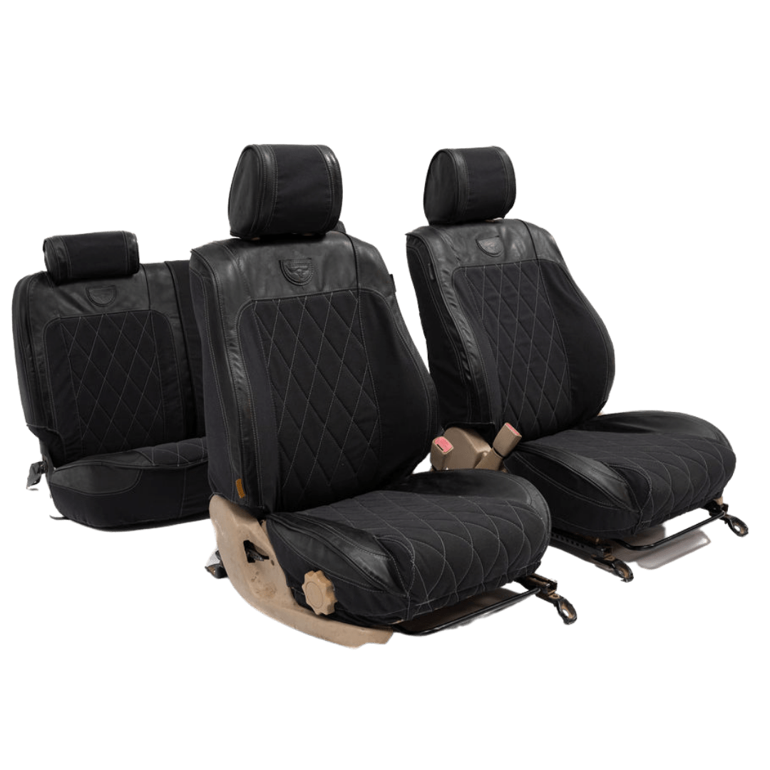 Legacy Premium – Charcoal Canvas & Black Leather