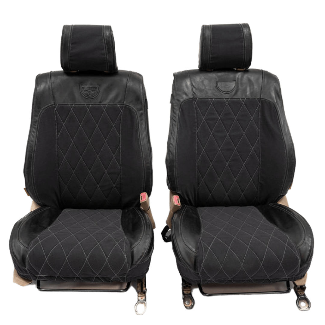 Legacy Premium – Charcoal Canvas & Black Leather