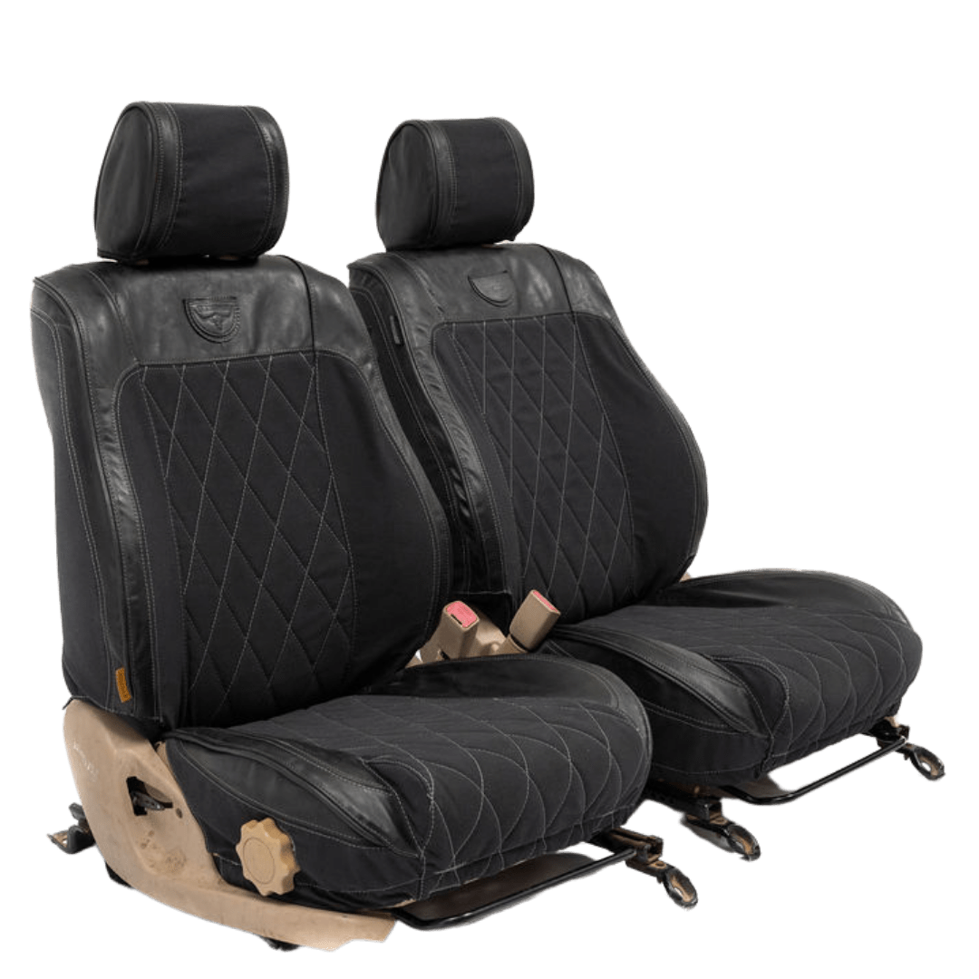 Legacy Premium – Charcoal Canvas & Black Leather