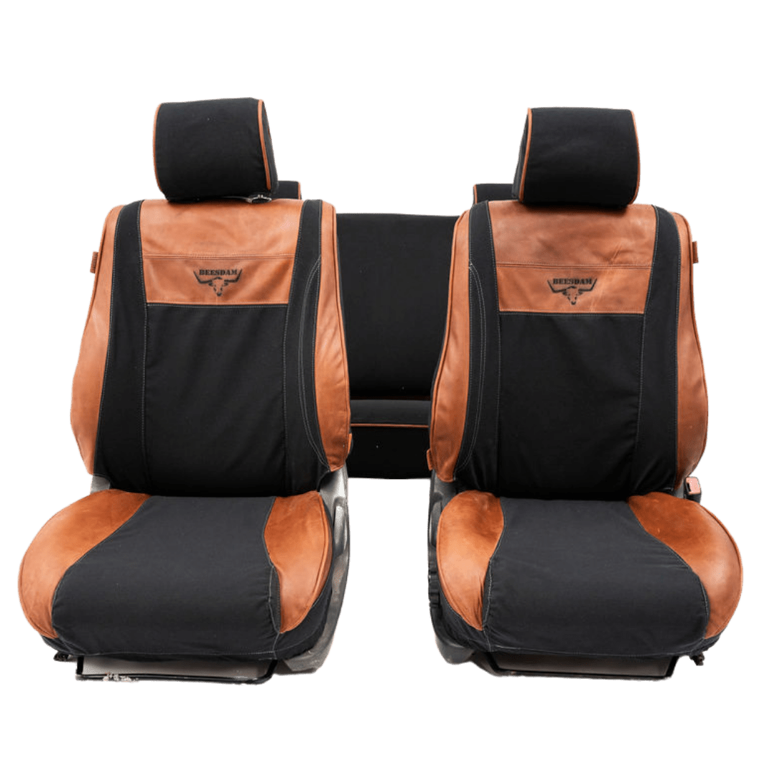 Legacy Plus – Charcoal Canvas & Red Leather