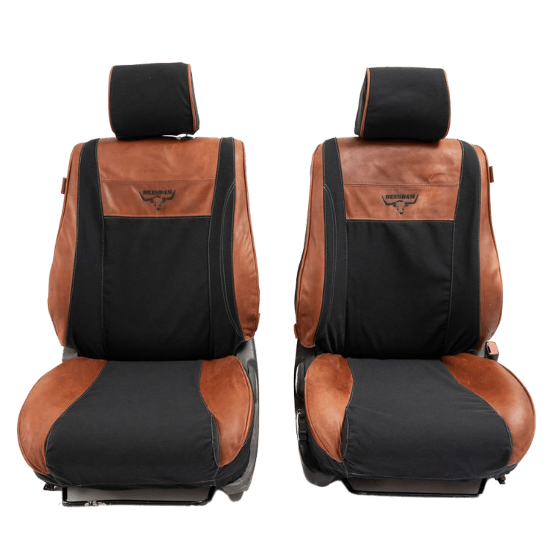 Legacy Plus – Charcoal Canvas & Red Leather