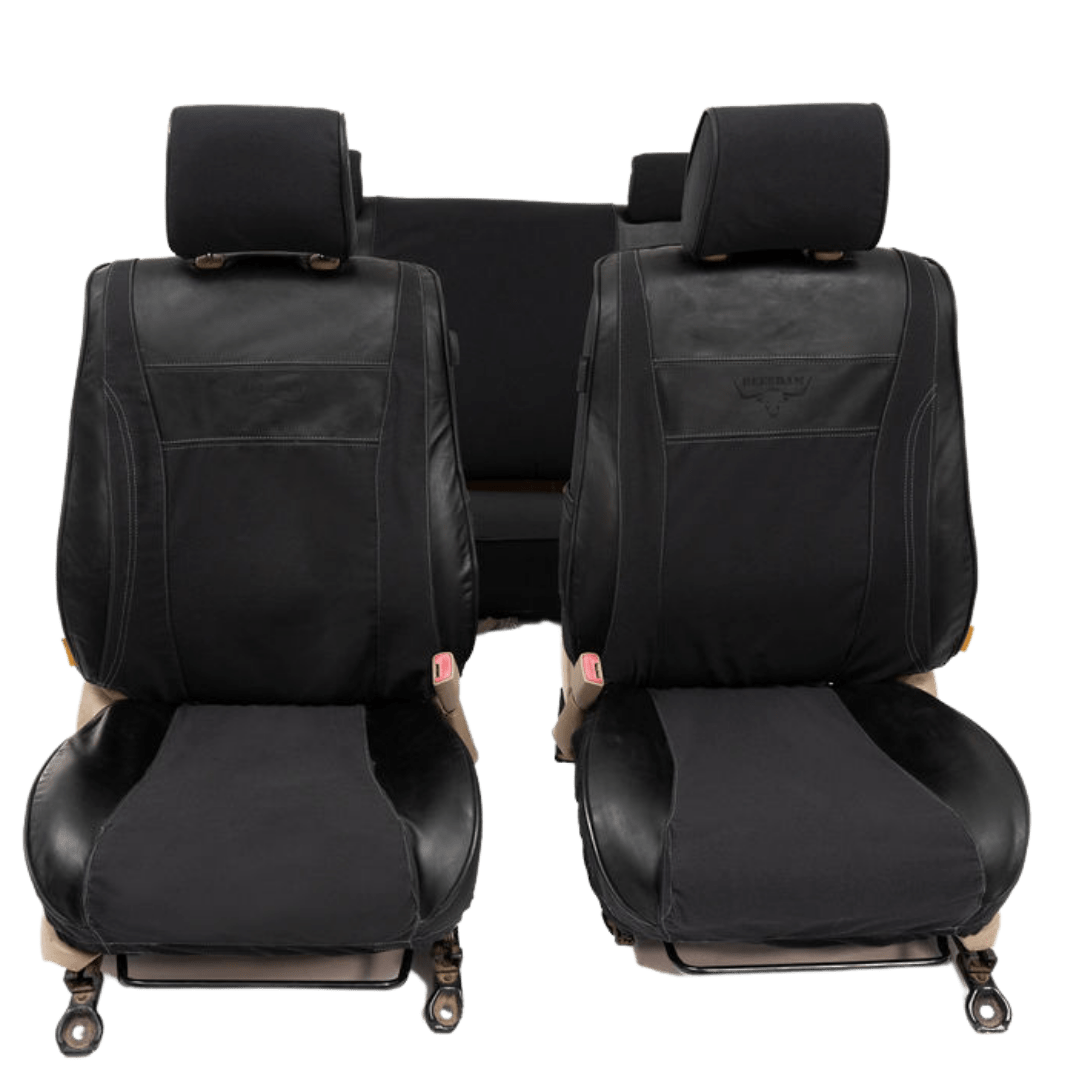 Legacy Plus – Charcoal Canvas & Black Leather