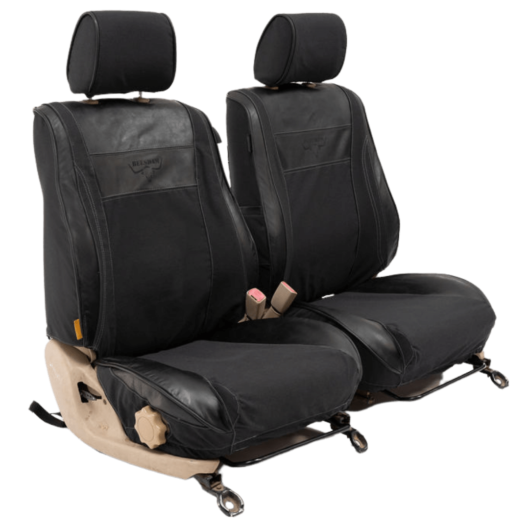 Legacy Plus – Charcoal Canvas & Black Leather