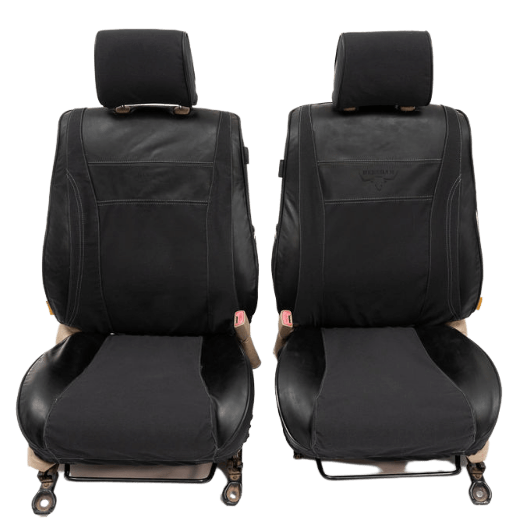 Legacy Plus – Charcoal Canvas & Black Leather