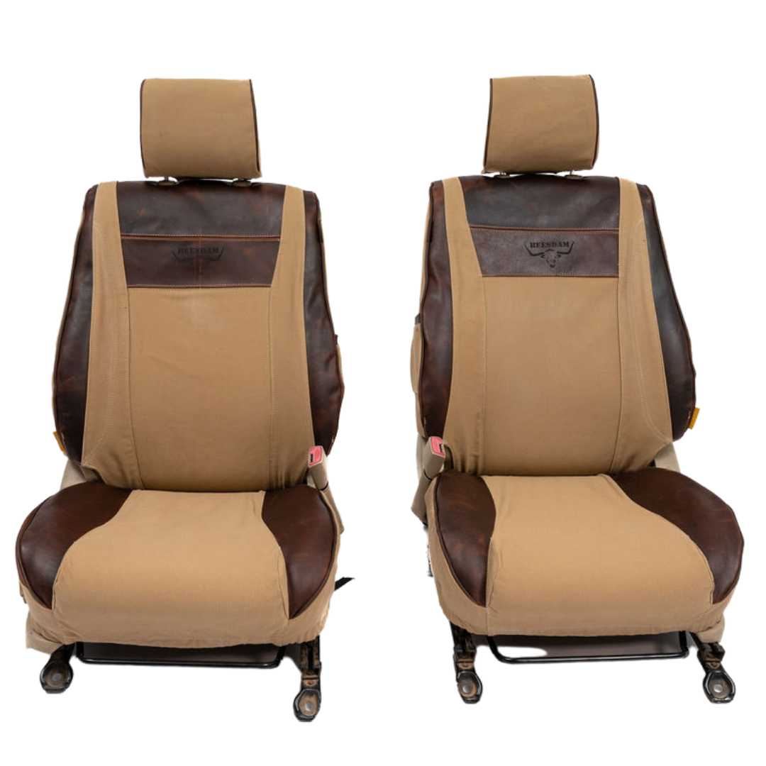 Legacy Plus – Sand Canvas & Brown Leather