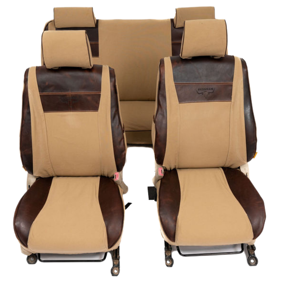 Legacy Plus – Sand Canvas & Brown Leather