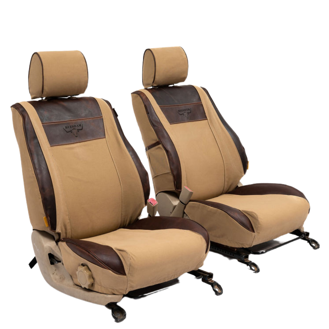 Legacy Plus – Sand Canvas & Brown Leather