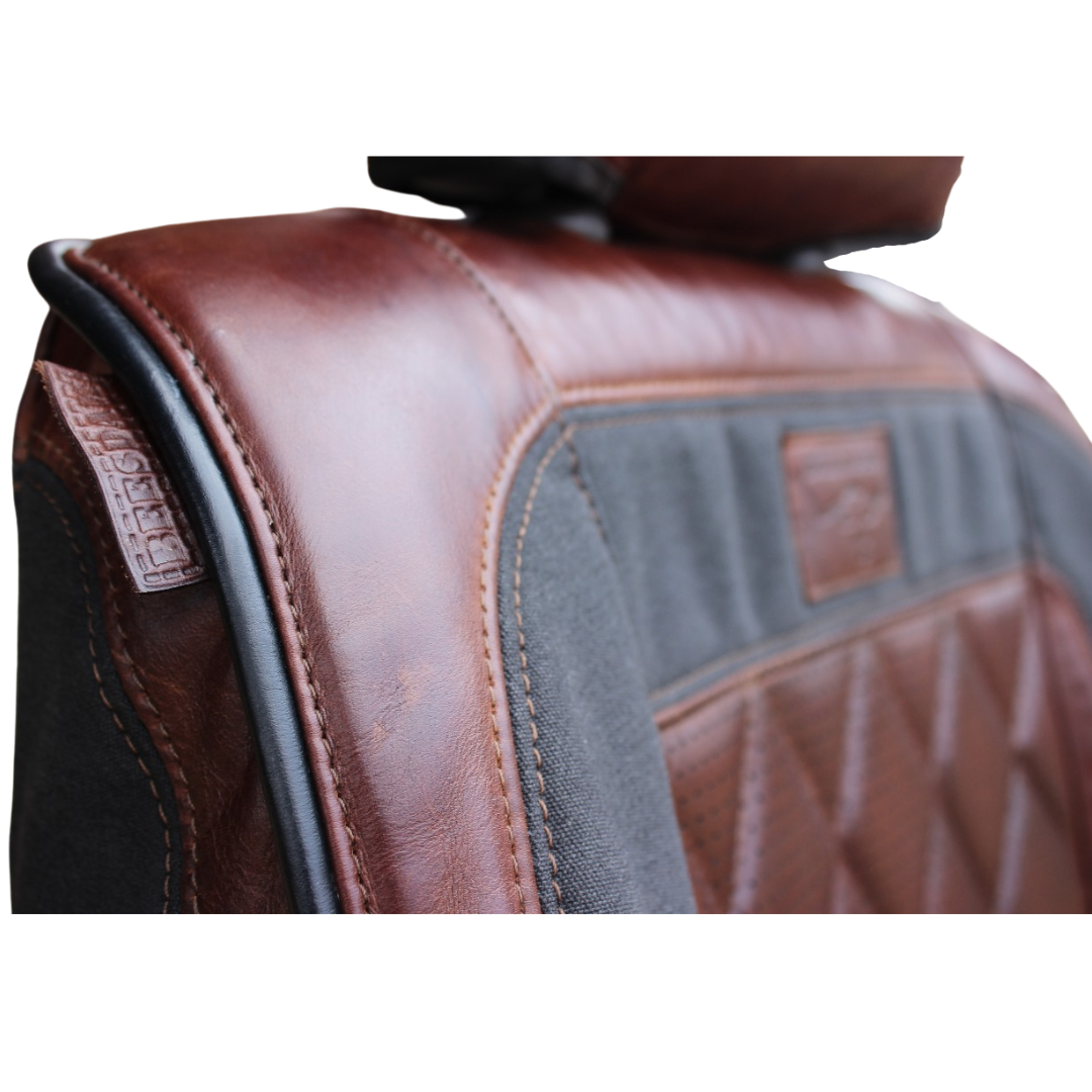 Legacy Pro - Charcoal Canvas and Brown Leather