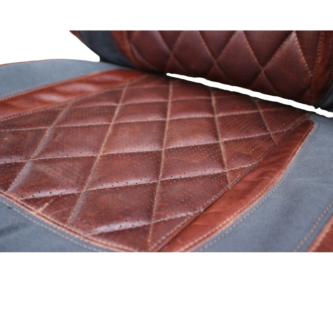 Legacy Pro - Charcoal Canvas and Brown Leather