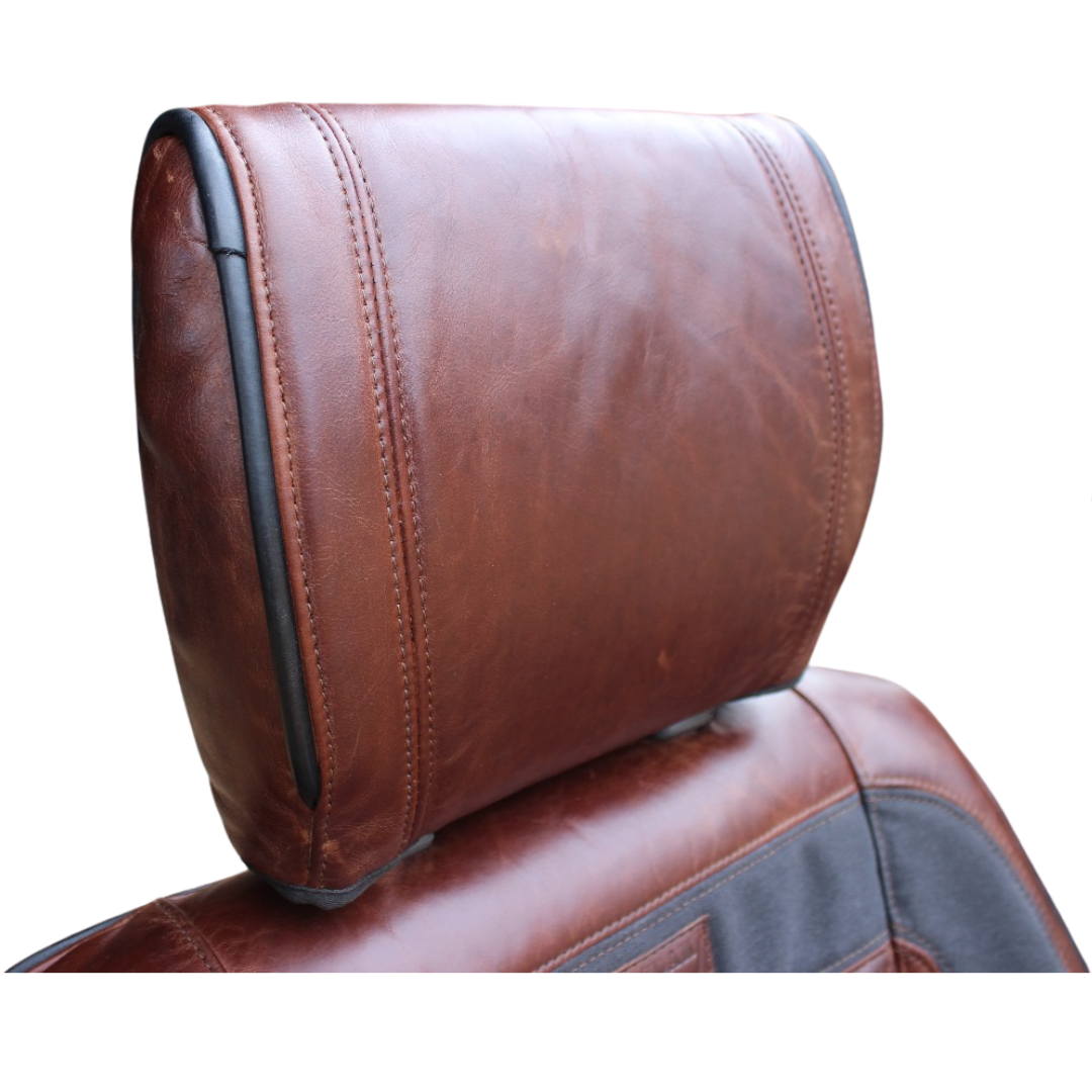 Legacy Pro - Charcoal Canvas and Brown Leather