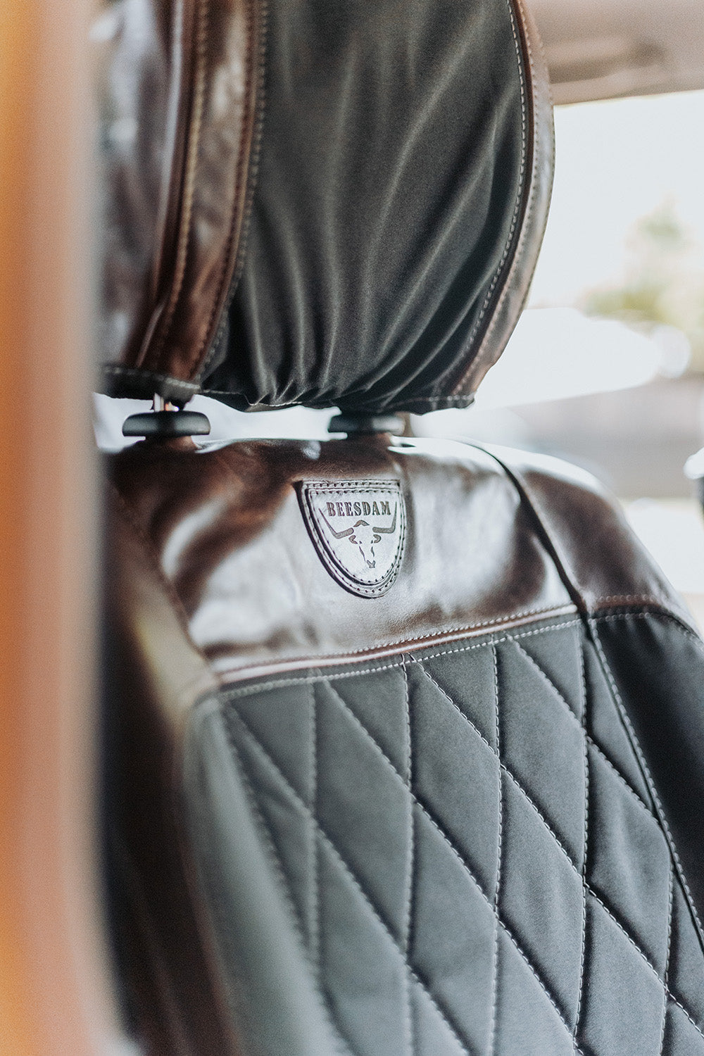 Legacy Premium – Charcoal Canvas & Brown Leather