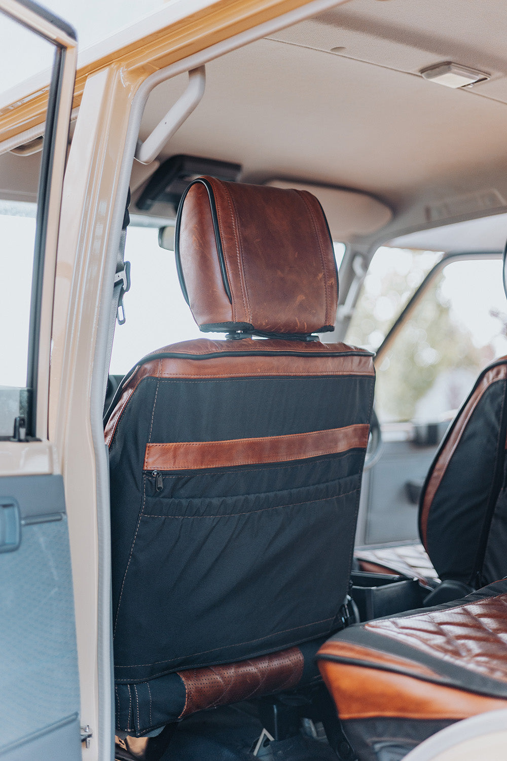 Legacy Pro - Charcoal Canvas and Brown Leather