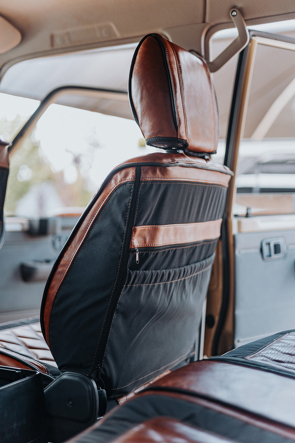 Legacy Pro - Charcoal Canvas and Brown Leather