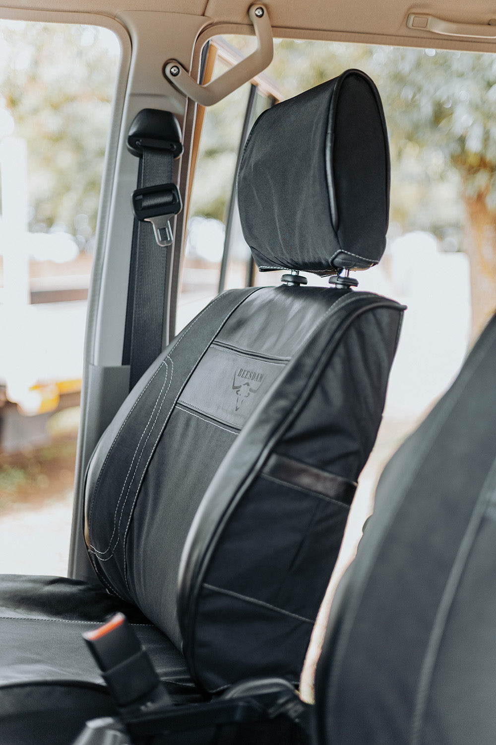 Legacy Plus – Charcoal Canvas & Black Leather