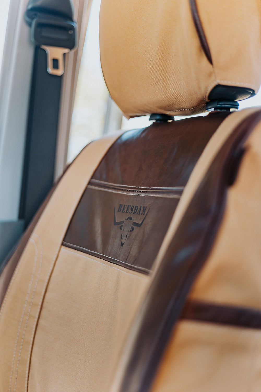 Legacy Plus – Sand Canvas & Brown Leather