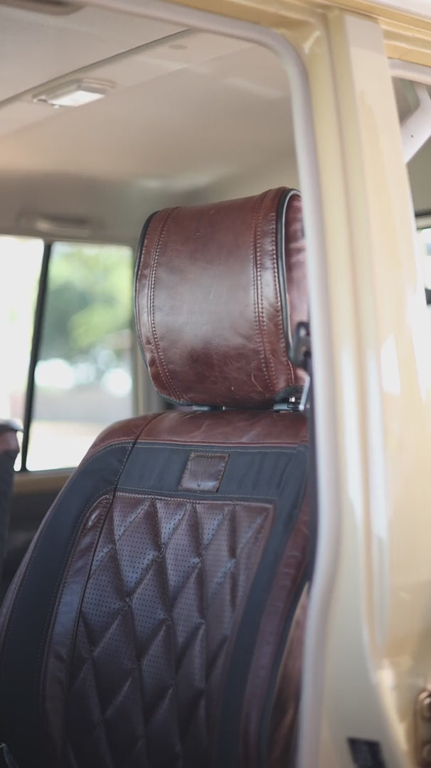 Legacy Pro - Charcoal Canvas and Brown Leather